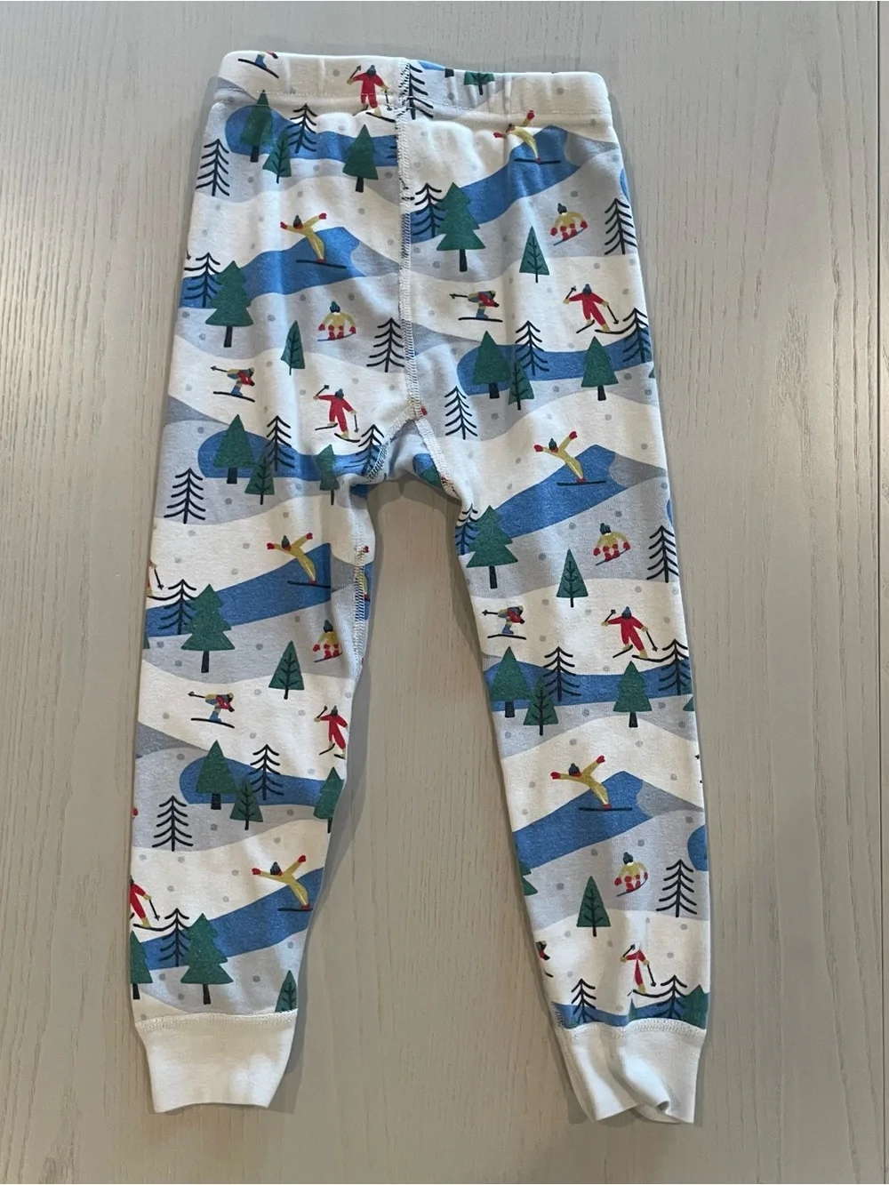 Hanna Andersson HannaJams Long John Pajama Set Ski Slope - Size 4 100